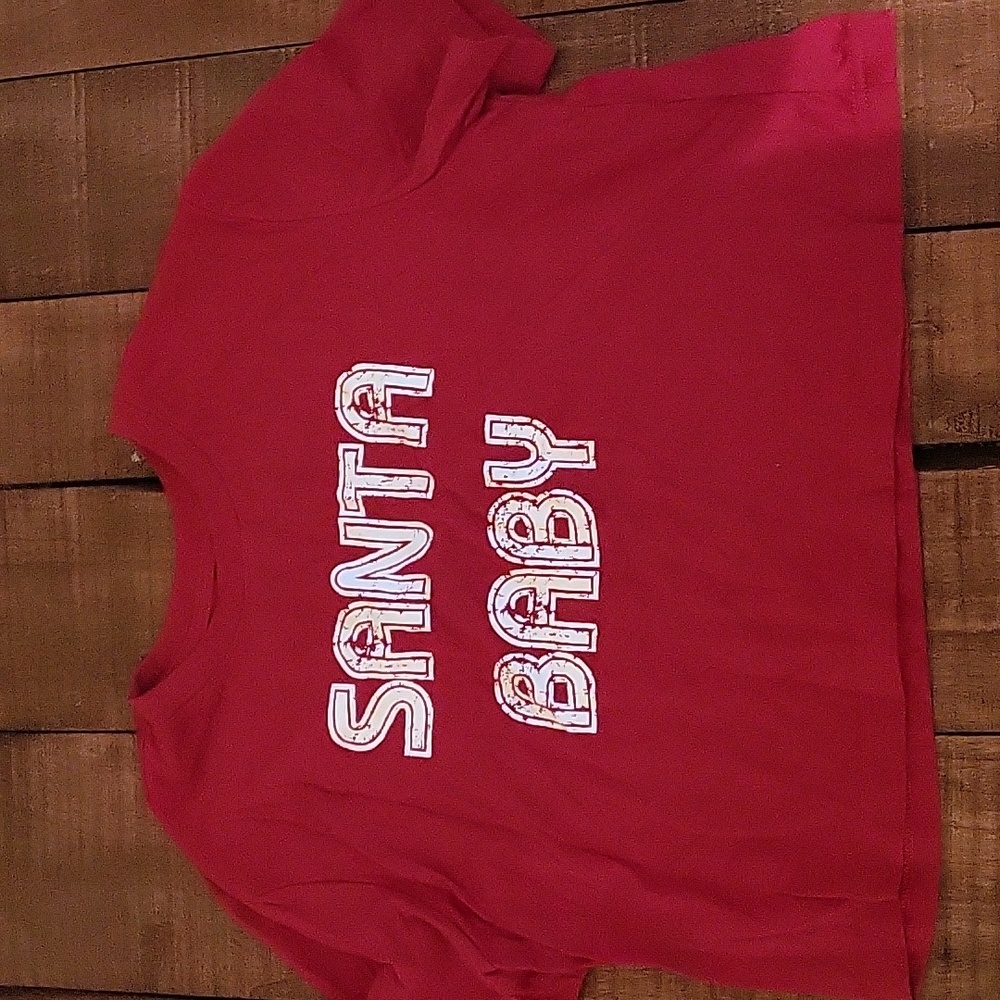 Santa baby crop top
